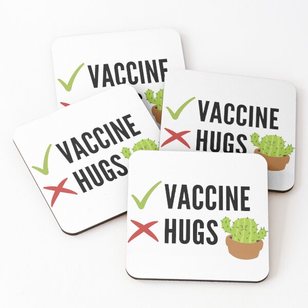 Item preview, Prickly Cactus No Hugs Even With Vaccine designed and sold by zonoma.