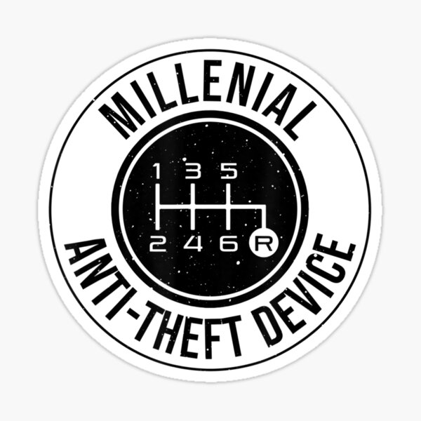 Funny Millenial AntiTheft Device Men Cool Manual Car Coffee Mug by Aayatg  Decen - Fine Art America