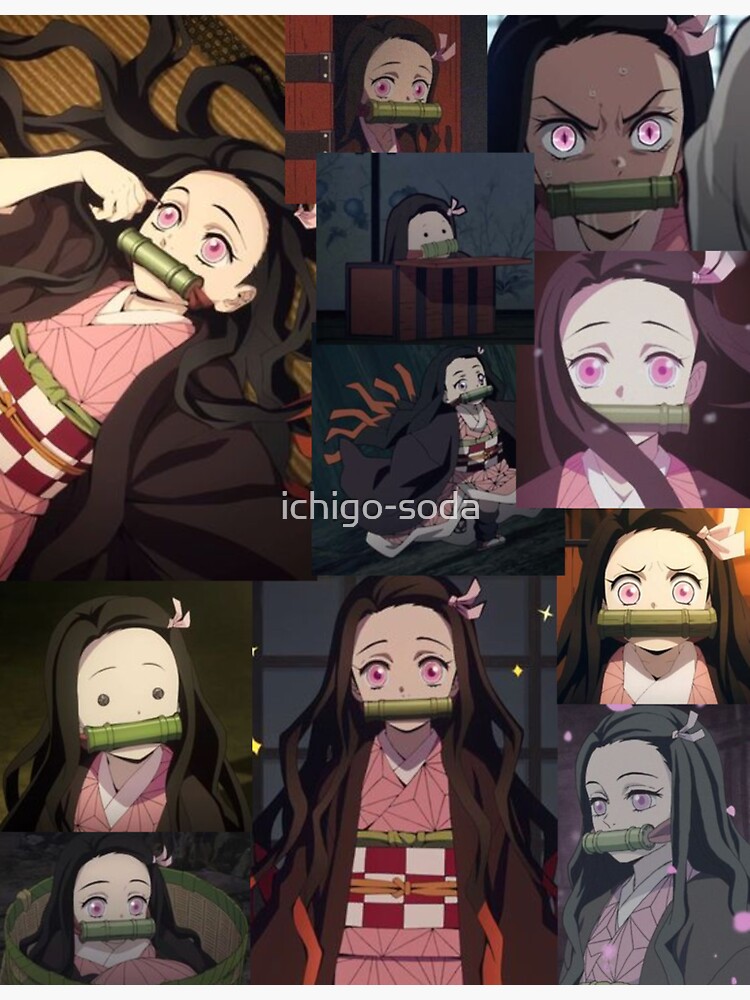 Nezuko Sticker By Ichigo Soda Redbubble