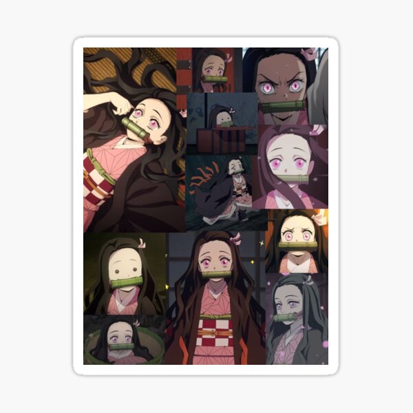 Nezuko Sticker By Ichigo Soda Redbubble