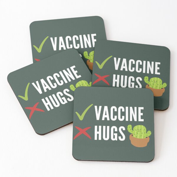 Item preview, Prickly Cactus No Hugs Even With Vaccine designed and sold by zonoma.