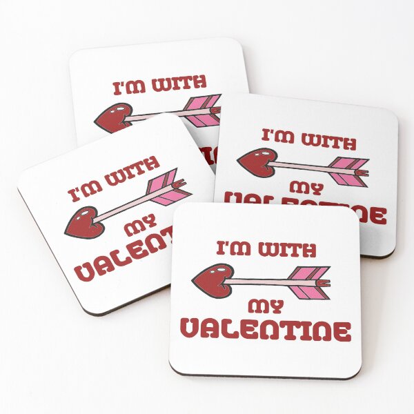 Item preview, I'm with my Valentine (pointing left) designed and sold by sandpiperstudio.