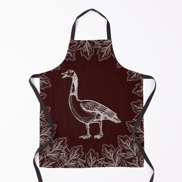 Item preview, Goose surrounded by leaves designed and sold by fowons.