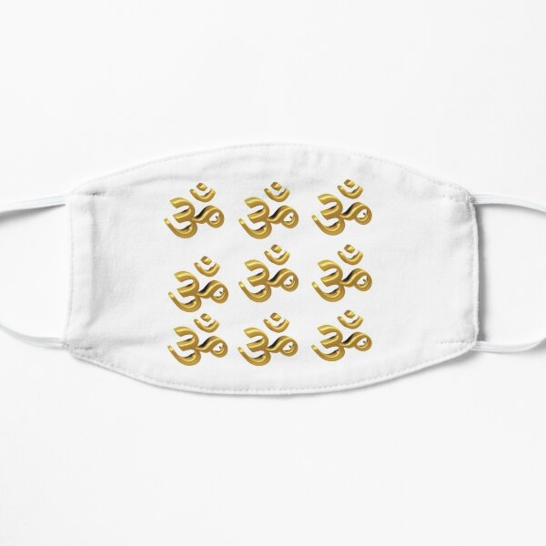 OM SPIRITUAL SYMBOL Flat Mask