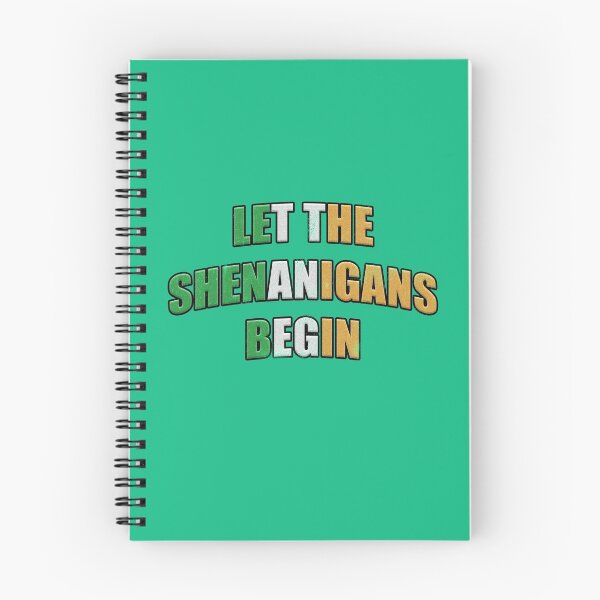 Item preview, Distressed Let the Shenanigans Begin Ireland Flag Colors designed and sold by RoserinArt.