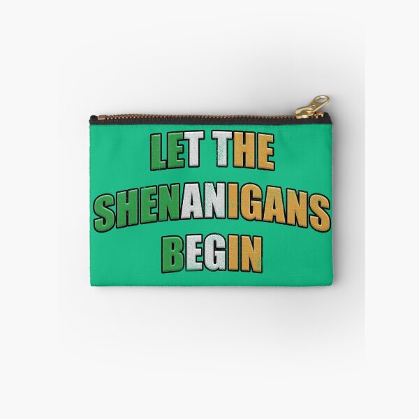 Item preview, Distressed Let the Shenanigans Begin Ireland Flag Colors designed and sold by RoserinArt.