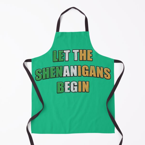 Item preview, Distressed Let the Shenanigans Begin Ireland Flag Colors designed and sold by RoserinArt.