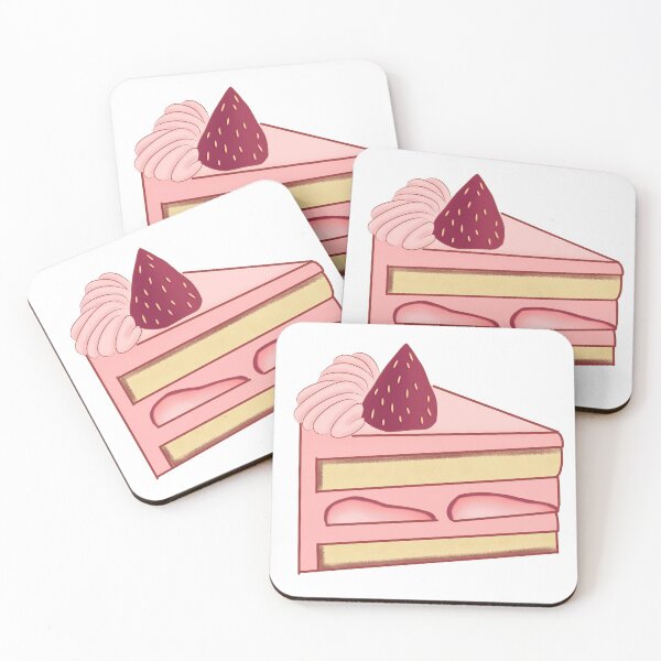 Item preview, Strawberry Cake Slice designed and sold by spicyjello.