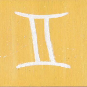 Artwork thumbnail, Gemini Symbol by d33universe