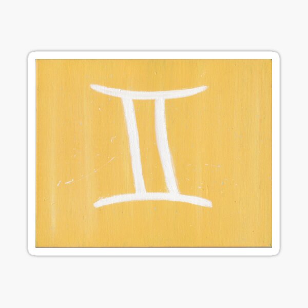 Gemini Symbol Sticker