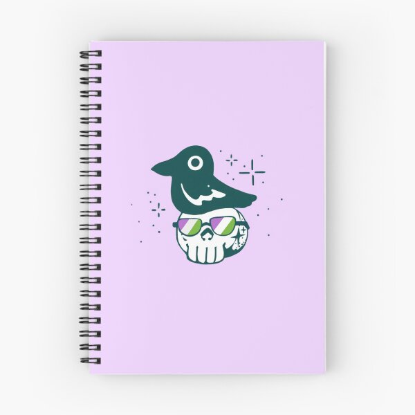 Item preview, Genderqueer Crow on Cool Skull  designed and sold by Jae  Rainbow.