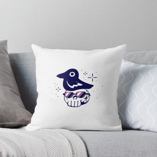 Item preview, Genderfluid Crow on Cool Skull  designed and sold by Jae  Rainbow.