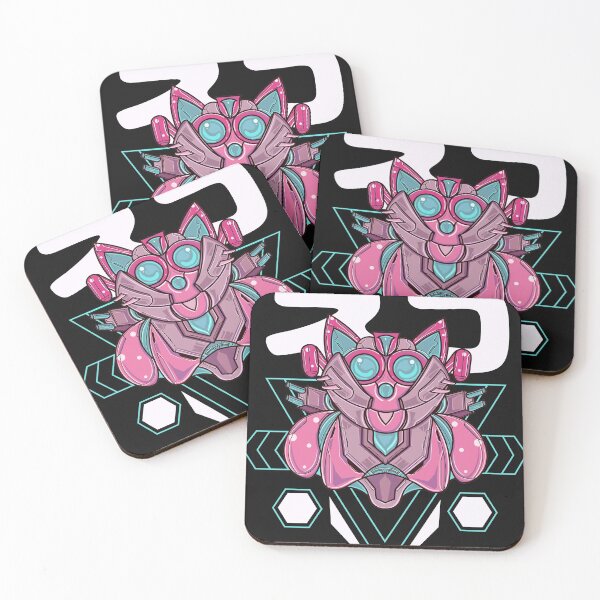 Item preview, cute mecha cat  designed and sold by Deojunior.
