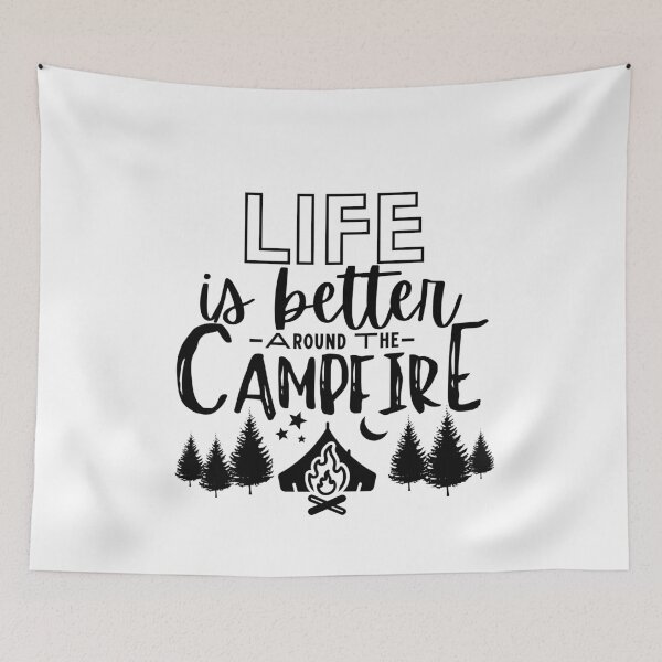 Item preview, Life Is Better Around The Campfire designed and sold by NeverGetsOld.