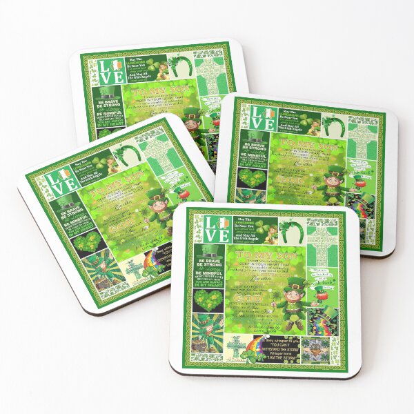 Artikelvorschau, St. Patricks Day Shamrock Herz St. Paddys Day Clover entworfen und verkauft von taogiauco.