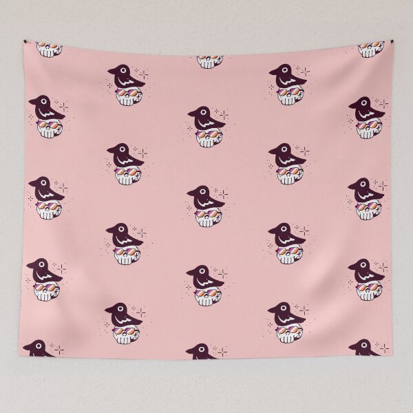 Item preview, Lesbian Crow on Cool Skull  designed and sold by Jae  Rainbow.