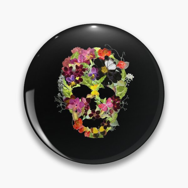 Item preview, Skull Floral Flower Skeleton Halloween designed and sold by BaseStore.