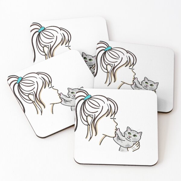 Item preview, Kitty refusing kisses designed and sold by jennab4811.