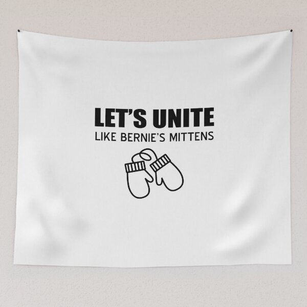 Item preview, Let's Unite Like Bernie's Mittens designed and sold by jaycartoonist.