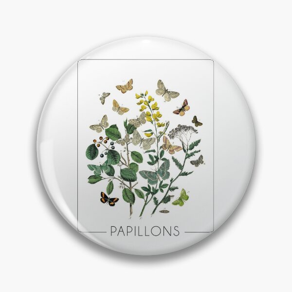Item preview, Papillons Butterfly Vintage Botanical Print designed and sold by faithkathleen.