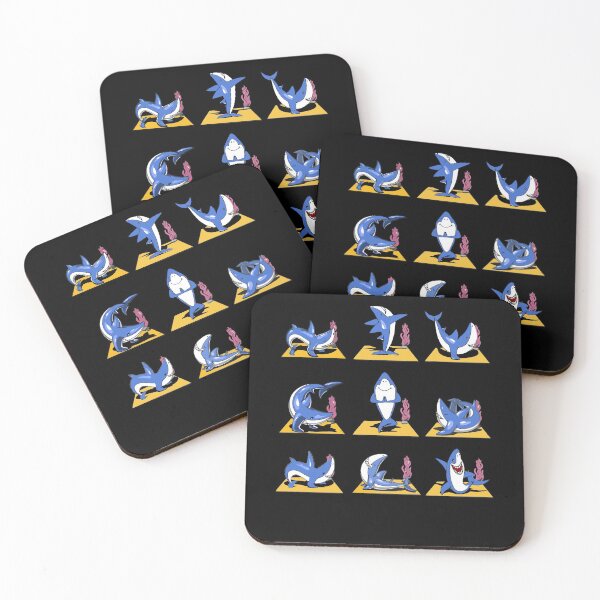 Item preview, Yoga Shark Exercise Funny designed and sold by BaseStore.