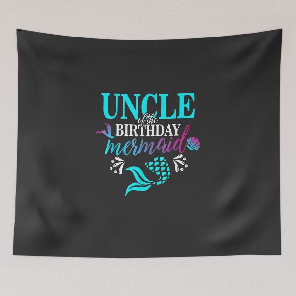 Item preview, Uncle Of The Birthday Mermaid Matching Family designed and sold by DorisColl.