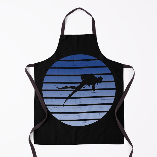 Item preview, Scuba Diver Blue Vintage Retro Sunset designed and sold by liftdesign.