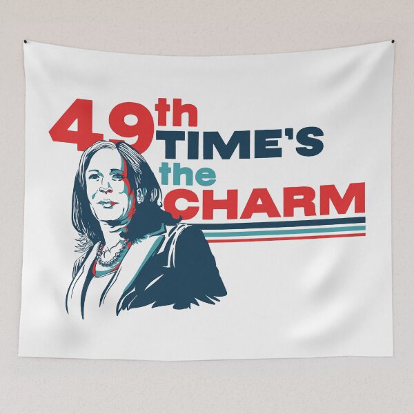 Item preview, Kamala Harris | 49th Time's the Charm | Madam Vice President designed and sold by SLAG-Creative.