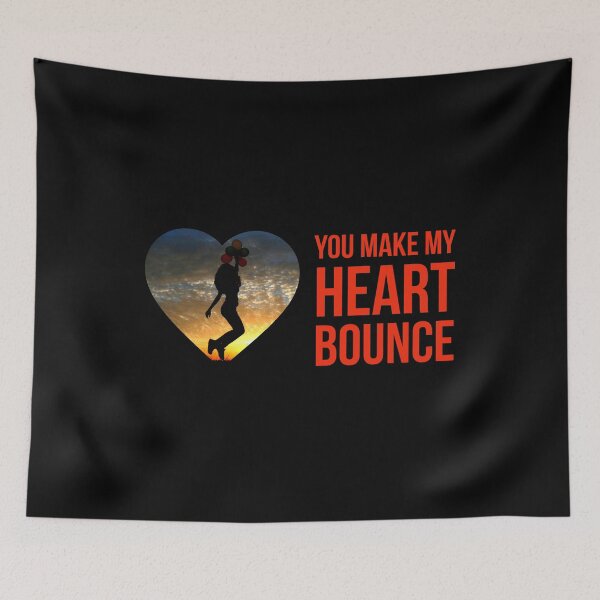 Item preview, Love quote, valentines quote, you make my heart bounce, sunset  designed and sold by efenem.