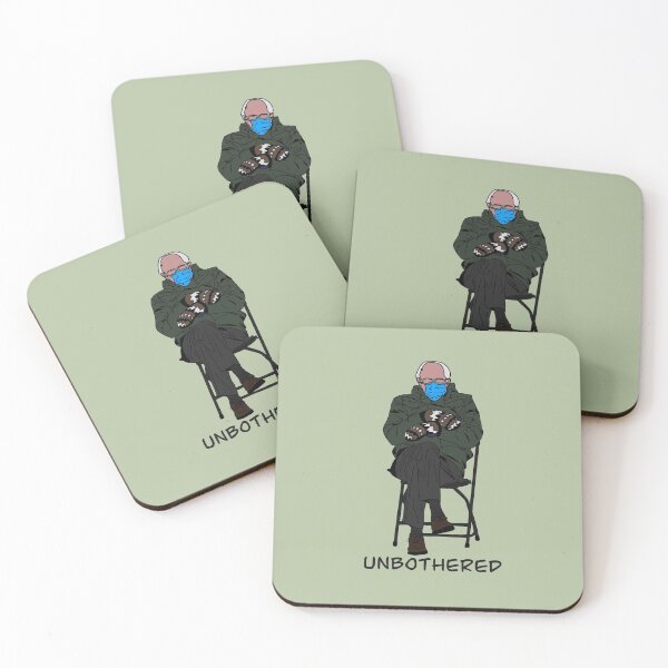 Item preview, Bernie Sanders Mittens Unbothered designed and sold by Rainbow-Raccoon.