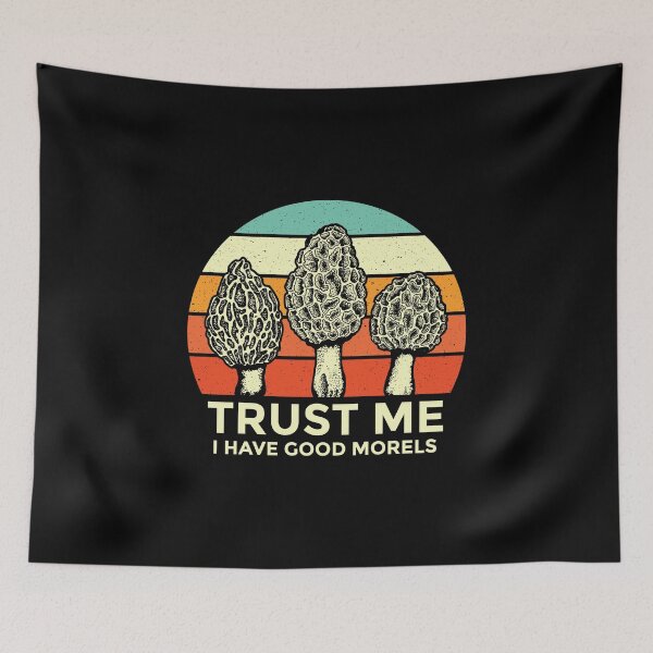 Item preview, Vintage Morel Mushrooms - Trust Me I Have Good Morels designed and sold by EstelleStar.