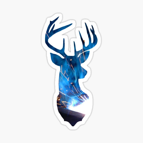Deer Sparks Sticker