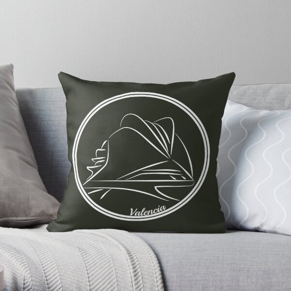 Palau de les arts - Opera house Throw Pillow