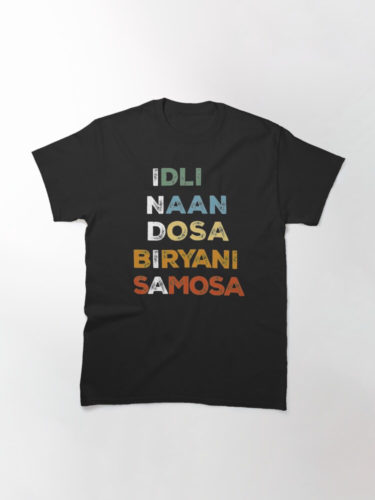 Alternate view of Indian Food Desi Humour Funny Classic T-Shirt
