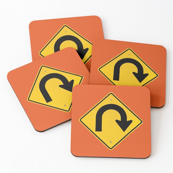 Item preview, U Turn Going Right Street Sign accessories and housewares designed and sold by SignsAreReal.