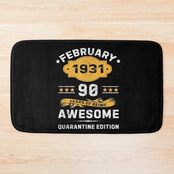 Item preview, 90 Years Old 90th Birthday Decoration February 1931 Gift designed and sold by glenn-designer.