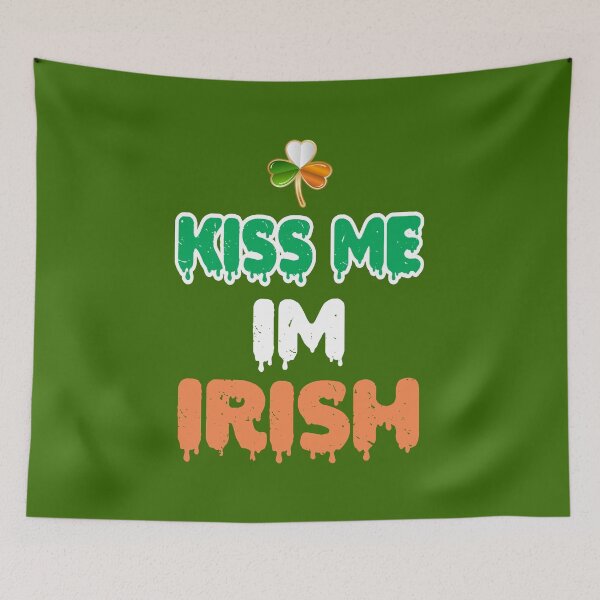 Item preview, kiss me im irish designed and sold by PUNCH ME IN SHOP.