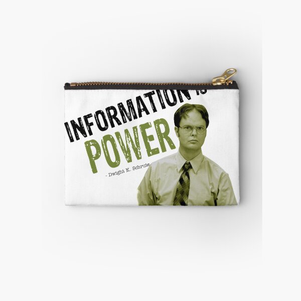 Item preview, Information Is Power Dwight Schrute The Office designed and sold by AimeeVirgina.