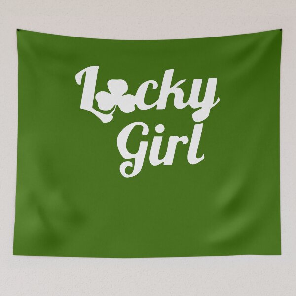 Item preview, lucky girl designed and sold by PUNCH ME IN SHOP.