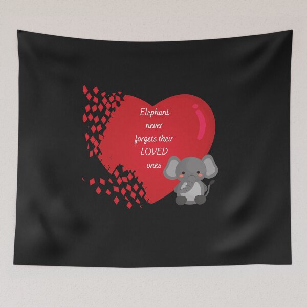Item preview, Elephant never forgets their LOVED ones designed and sold by JJs-Tees.