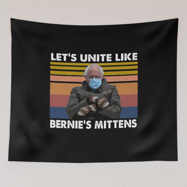 Item preview, Let's unite like Bernie Mittens designed and sold by TiffannyUKZ.