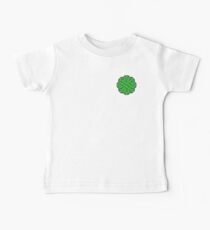 Green Flower Ribbon Baby Tee