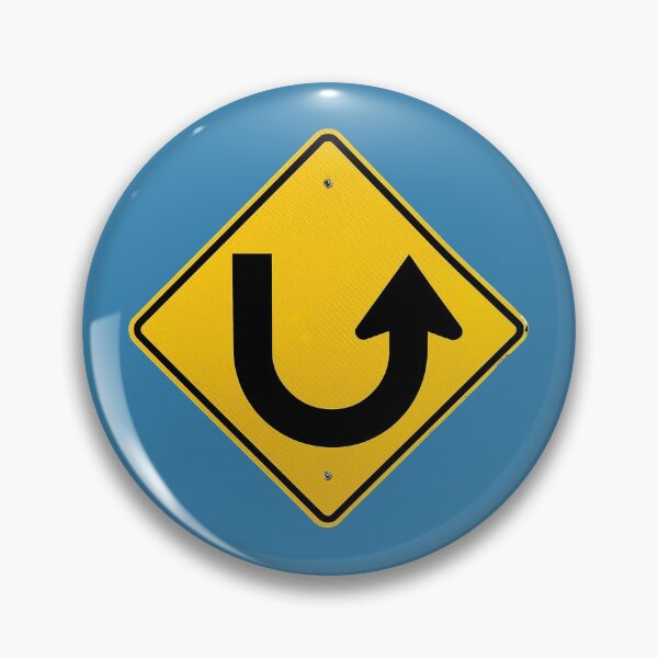 Item preview, Upturn U Turn Street Sign accessories and housewares designed and sold by SignsAreReal.