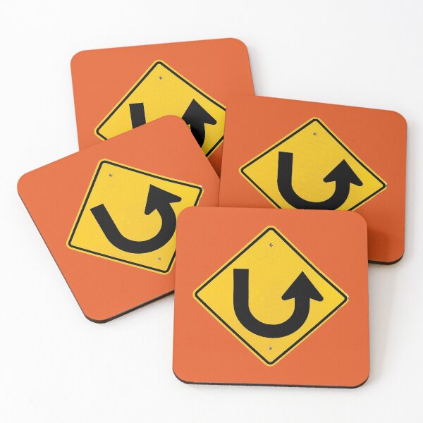 Item preview, Upturn U Turn Street Sign accessories and housewares designed and sold by SignsAreReal.