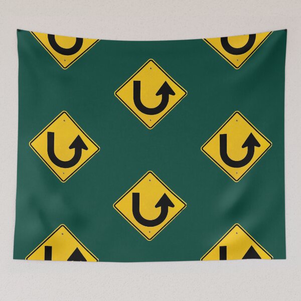 Item preview, Upturn U Turn Street Sign accessories and housewares designed and sold by SignsAreReal.