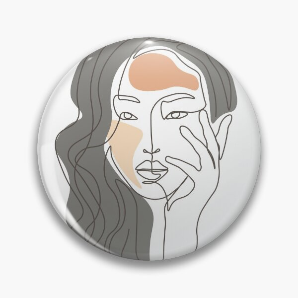 Item preview, Cubism Linear Abstract Faces Graphic designed and sold by Dr.YesOrNo.