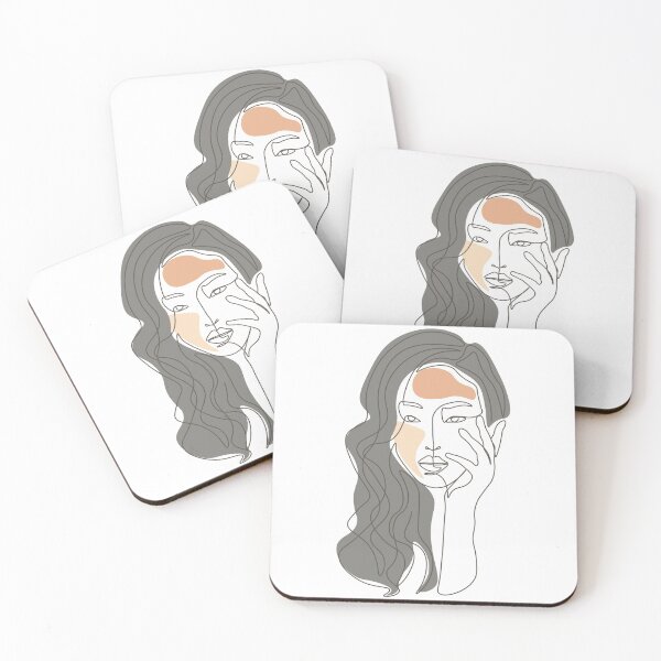Item preview, Cubism Linear Abstract Faces Graphic designed and sold by Dr.YesOrNo.