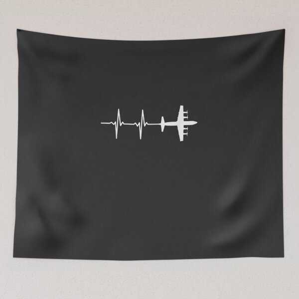 Item preview, EKG Heartbeat P-3 Orion Military Plane designed and sold by JeanHillz.