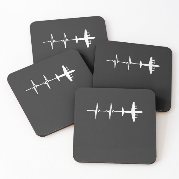 Item preview, EKG Heartbeat P-3 Orion Military Plane designed and sold by JeanHillz.