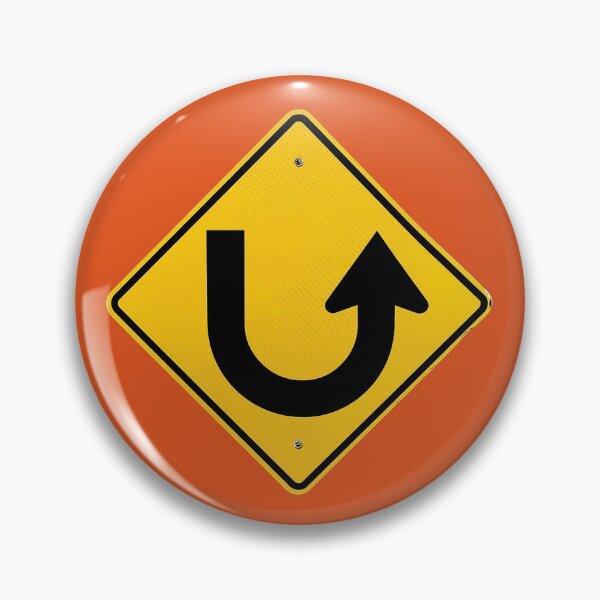 Item preview, Upturn U Turn Street Sign clothing designed and sold by SignsAreReal.